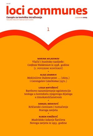 Naslovnica knjige — Loci communes