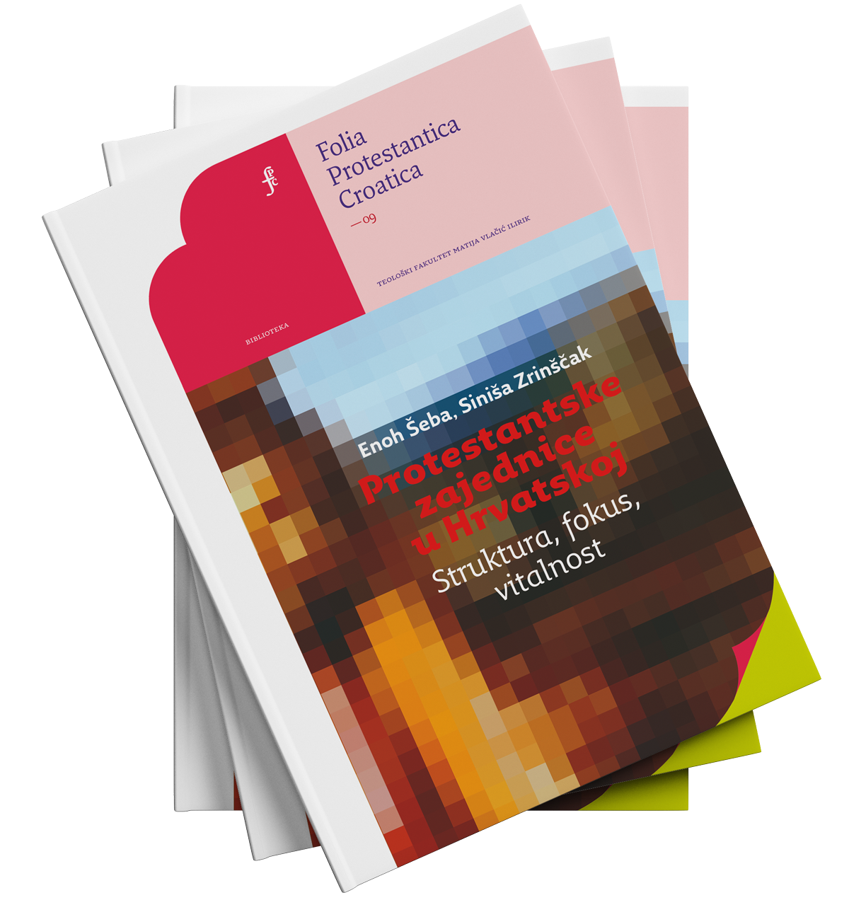 Nekoliko primjeraka knjige "Protestantske zajednice u Hrvatskoj!