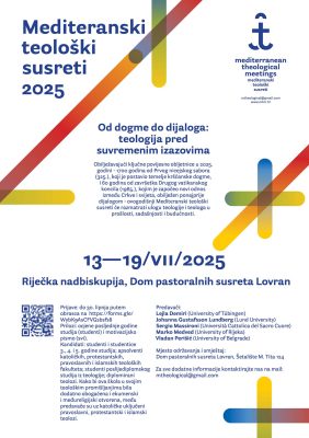 Plakat Mediteranskih teoloških susreta 2025. u Lovranu